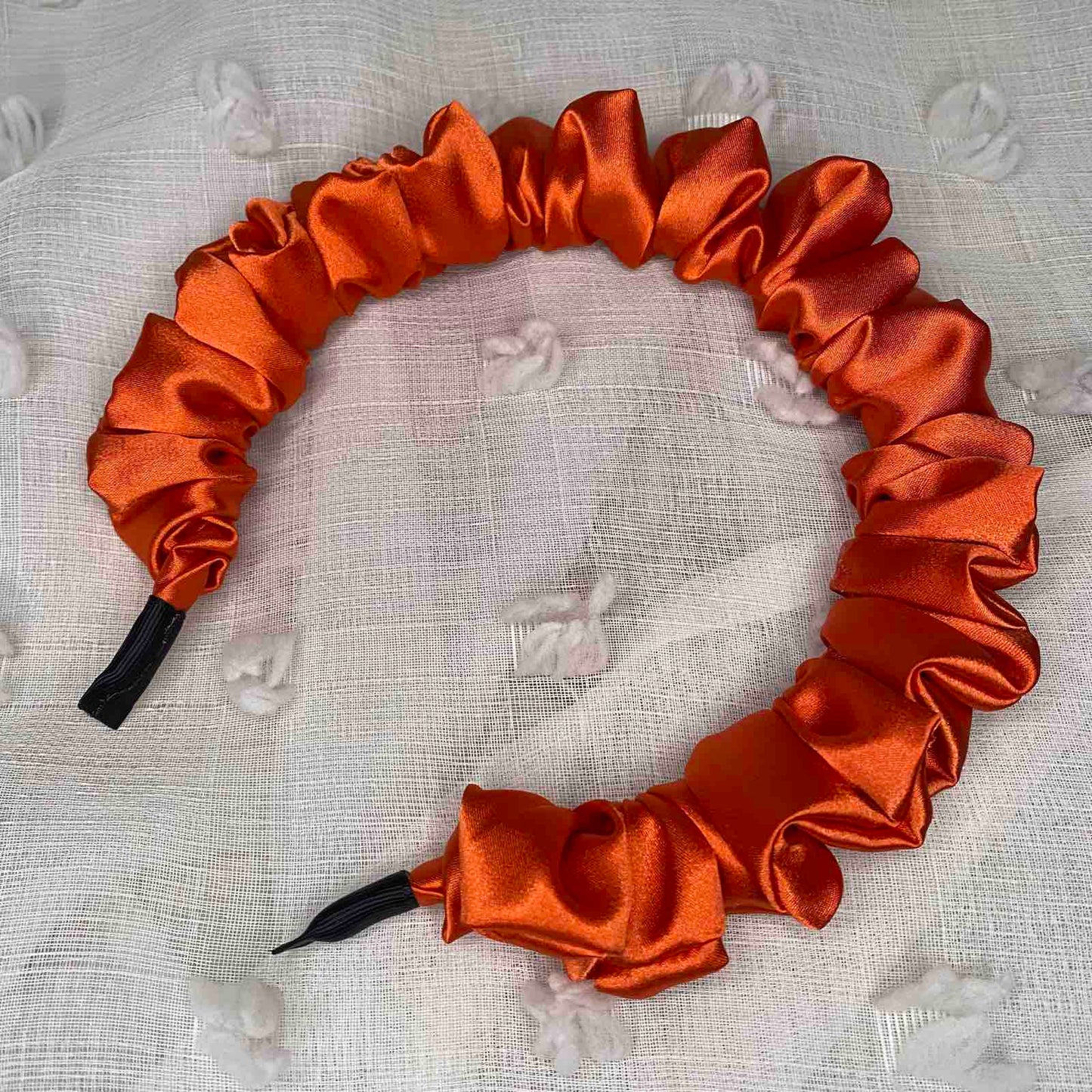 ORANGE SCRUNCHY HEADBAND