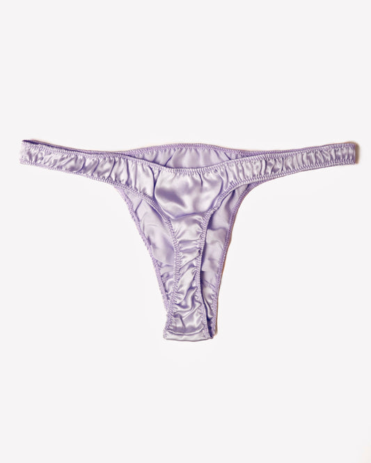 LILAC SILK UNDERWEAR