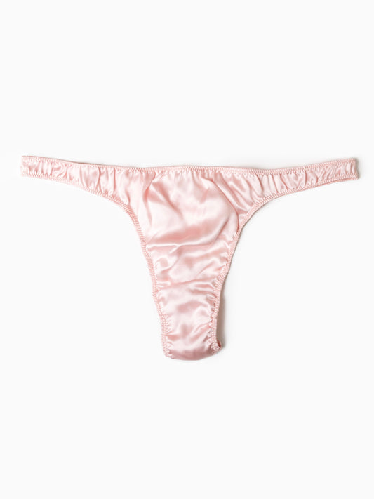 PINK SILK UNDERWEAR