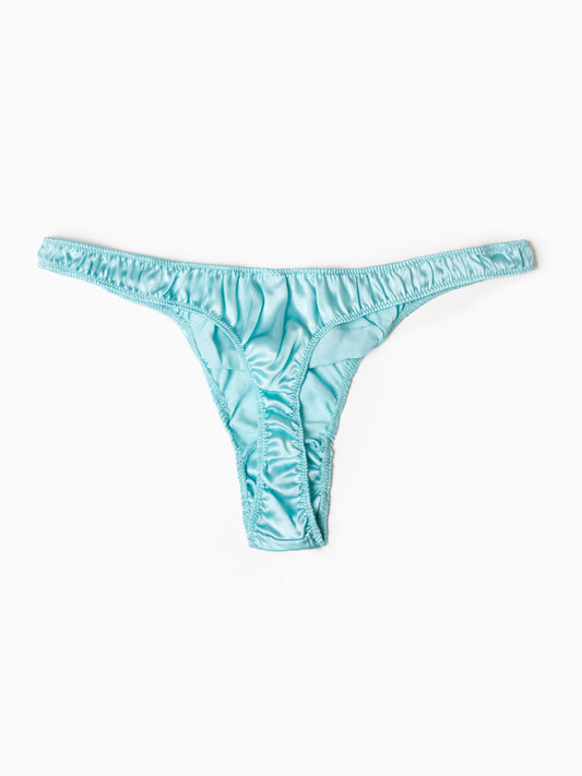 BABY BLUE SILK UNDERWEAR