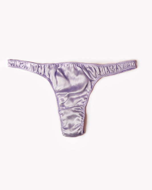 LILAC SILK UNDERWEAR