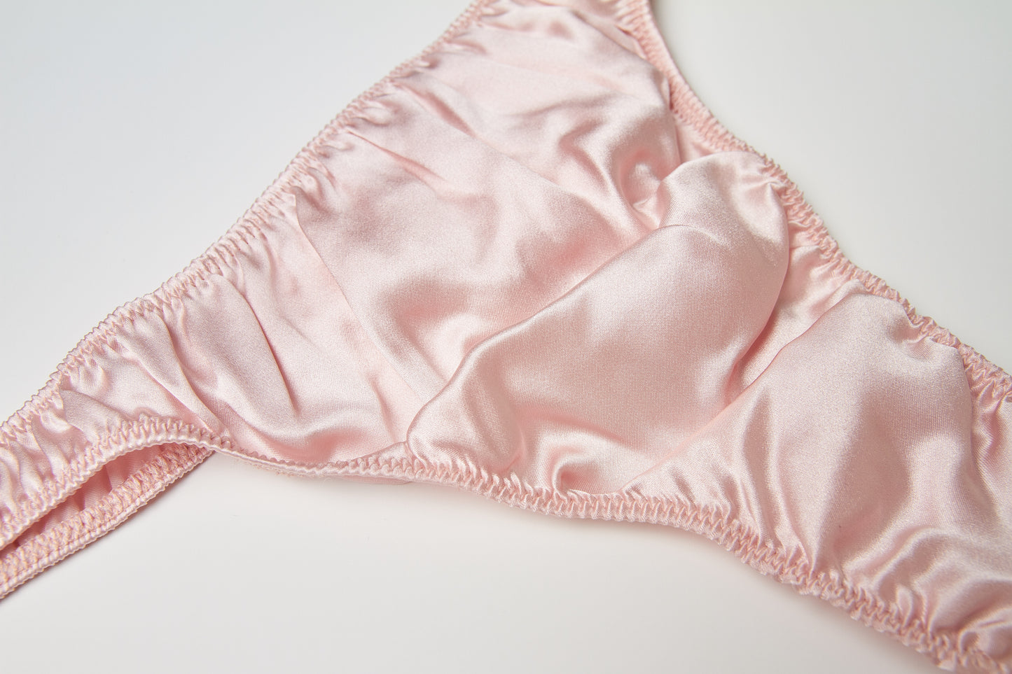 PINK SILK UNDERWEAR