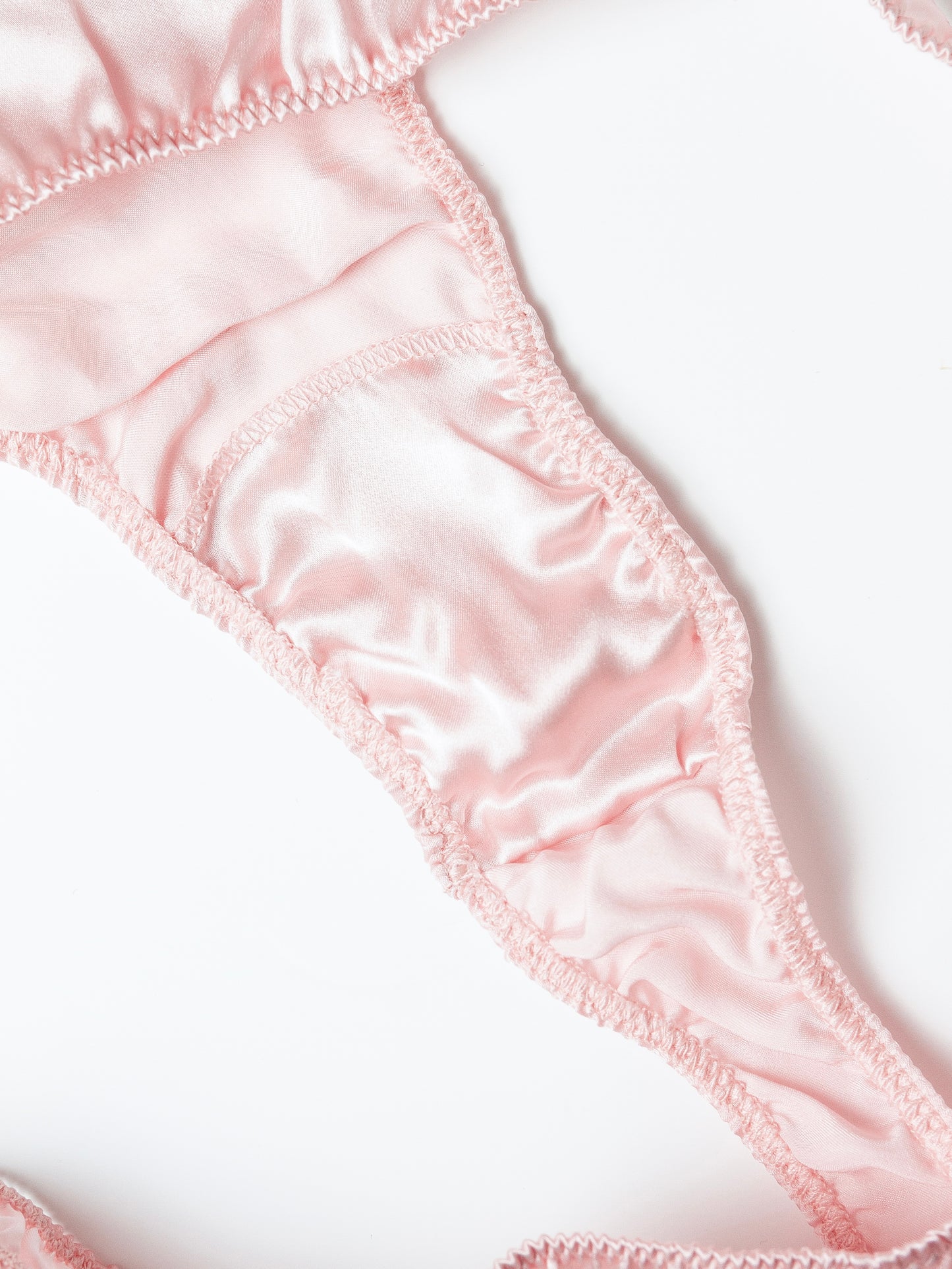 PINK SILK UNDERWEAR