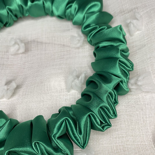 EMERALD SCRUNCHY HEADBAND