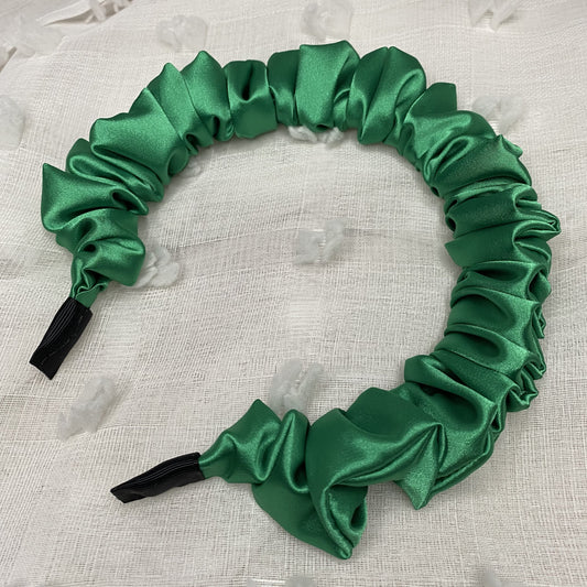 EMERALD SCRUNCHY HEADBAND