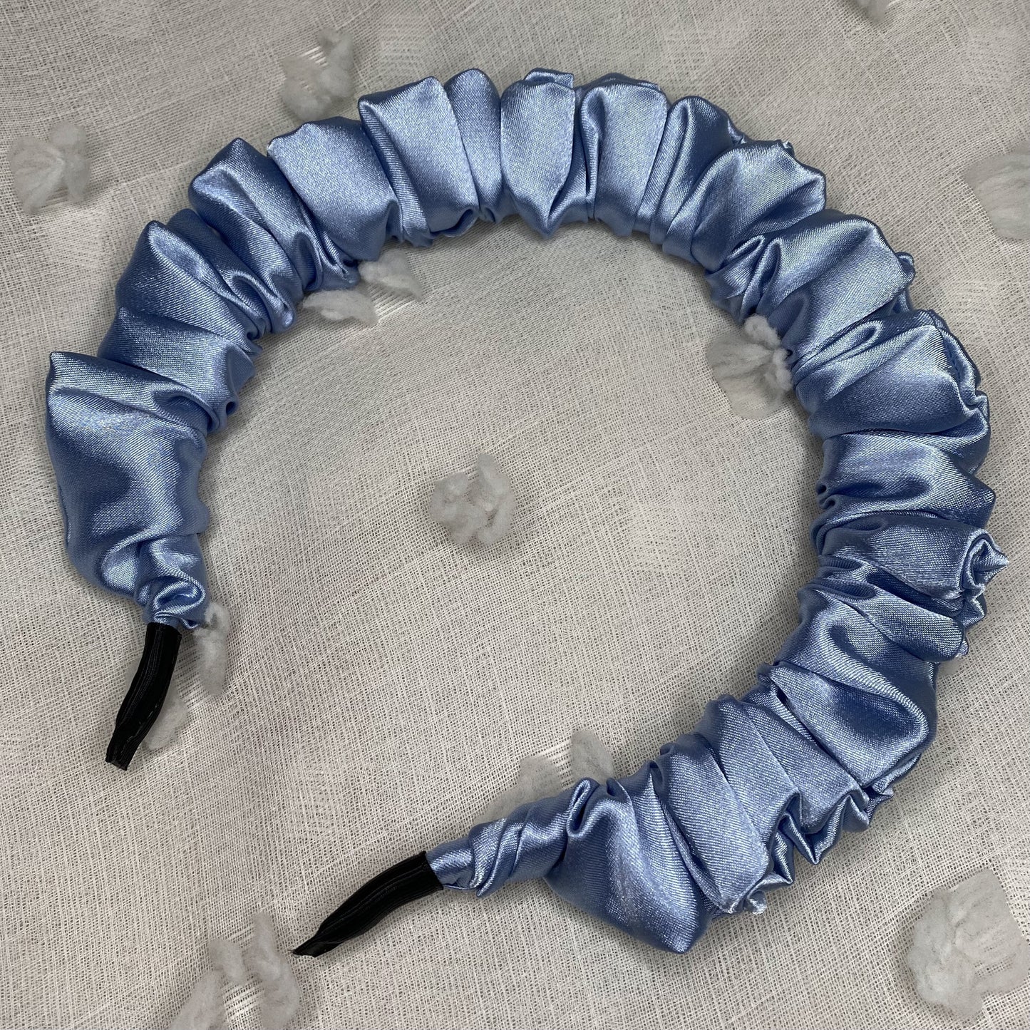 BABY BLUE SCRUNCHY HEADBAND